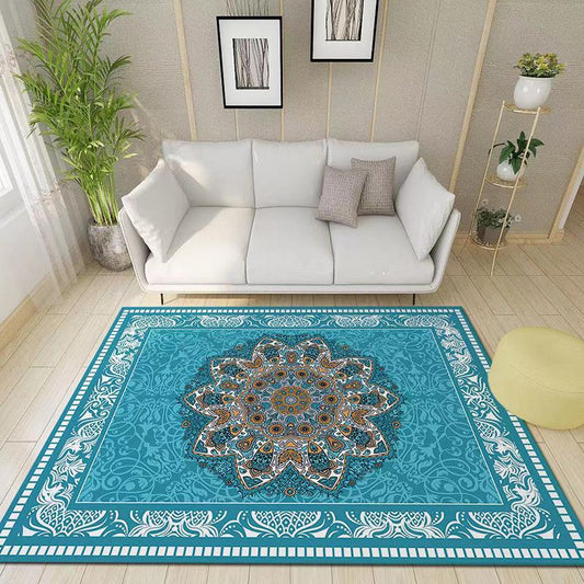 Living Room American Style Carpet French Non-slip Household Carpet Bedroom Bedside Luxury Washable Carpet European Style Carpet