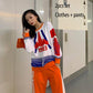 Long-sleeved Casual Sweatshirt Set Large Size Spring and Autumn Sweatshirt Suit Women's 2pcs Set