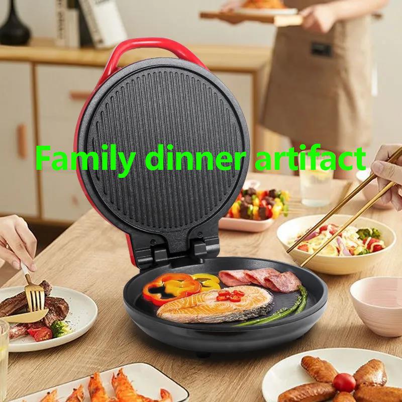 1100W Luxury Electric Baking Pan Set Pizza Frying Pan Fried Steak Pan Bakeware Smokeless Nonstick Frying Machine