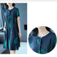 Loose plus size L-XXXXXL Women's Summer Dress Short Sleeve Printing Mid-length Daily Wear