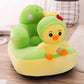 Children 4 Months-4 Years Old Cartoon Animal Seat High Elastic Sponge Bedroom Living Room Baby Room Thicker and Softer Plush Baby Sofa