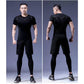 Men's Fitness Running Quick-drying Sportswear Outdoor Jogging Sportswear Breathable Tight Suit Clothes