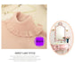Autumn and Winter Thick High-neck Ladies Bottoming Shirt Elegant Temperament Knit Sweater Ruffled High Elasticity All-match Slim Casual Shirt