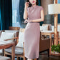 Chinese Style Cheongsam Long Dress Improved Version Cheongsam Women's Dress Skirt Female Summer Thin Retro Chinese Style