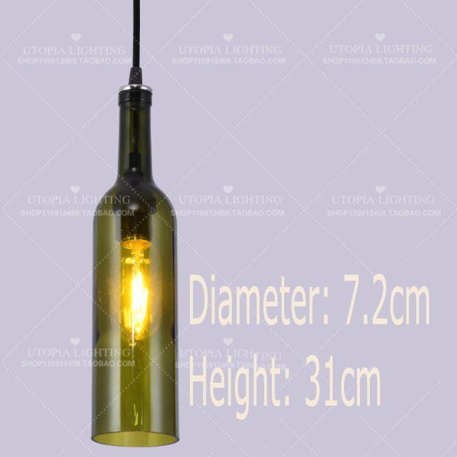 Wine Bottle Chandelier Bar Chandeliers Cafe Cafe Restaurant Lamp Creative Personality Retro