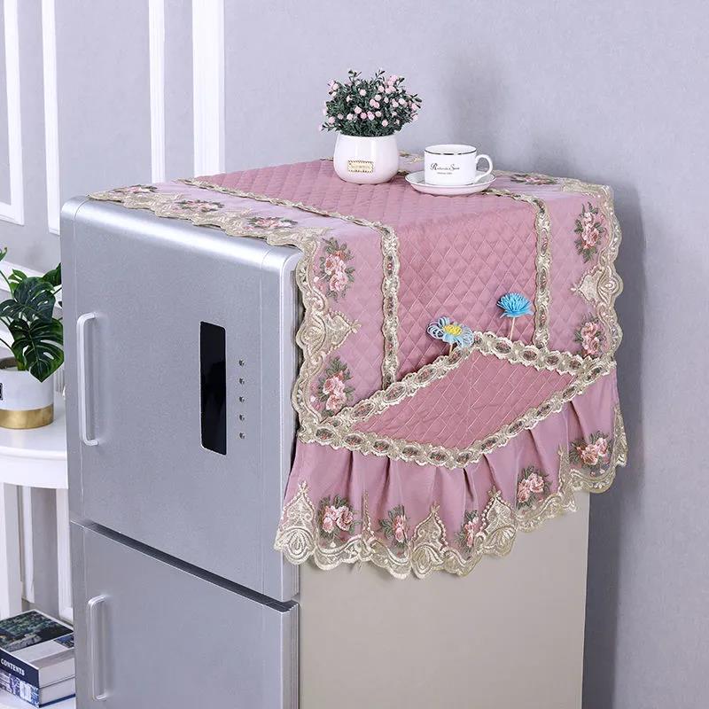 Refrigerator Dust Cover Dust Cloth Cover Cloth Protective Cover Washing Machine Household Appliances Universal Cover Towel