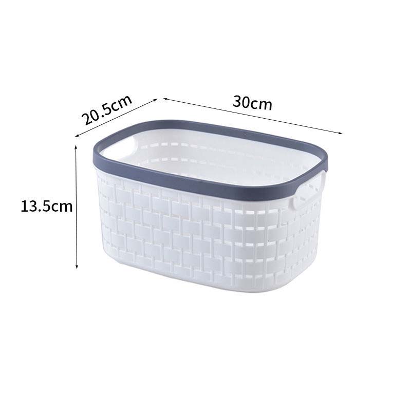 Toys Storage Basket Desktop Plastic Storage Basket Cosmetic Snack Storage Basket Office Sealing Basket Storage Box