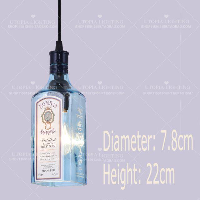 Wine Bottle Chandelier Bar Chandeliers Cafe Cafe Restaurant Lamp Creative Personality Retro