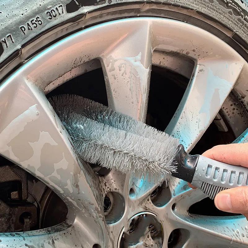 Wheel Cleaning Brush Tire Brush Car Cleaning Wheel Rim Car Wash Detail Brush Tire Brush Special Artifact