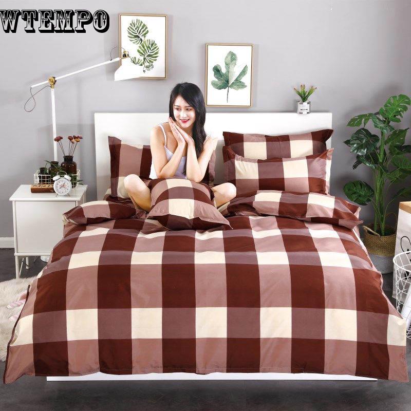 Four Season Fashion Single Queen King Bed Sheets Quilt Comforter Cover Pillowcases
