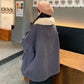 Winter All-match Cotton Jacket Women Thick Loose Lamb Wool Coat Tooling Cotton Coat