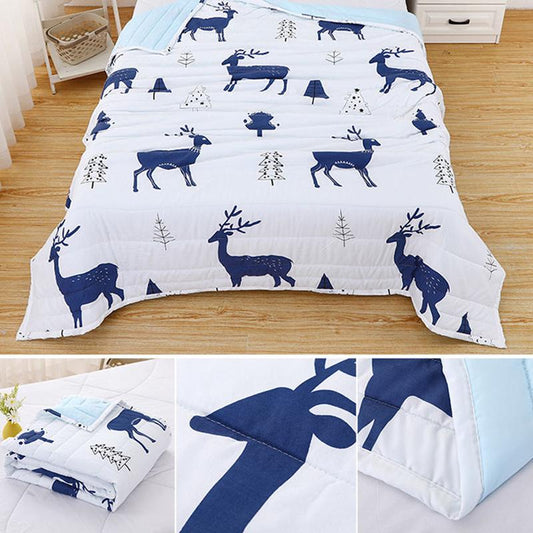 Washed Cotton Quilt Student Single Summer Dormitory Quilt Summer Cool Quilt Double Air-conditioning Quilt