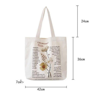 Letter Printing Women Canvas Bags Simple Hobo Bags Travel Casual Large Daily Shoulder Tote Shopper Handbag