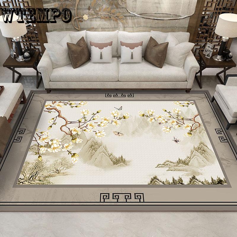 High Quality  Classical Art Carpet For Living Room Bedroom Anti-Slip Floor Mat Carpet Area
