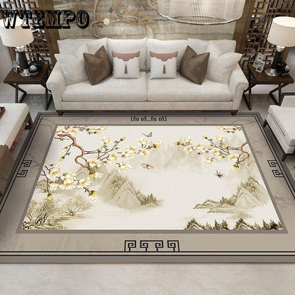 European Style Geometric Pattern Rugs And Carpets For Home Living Room Soft Bedroom Carpet