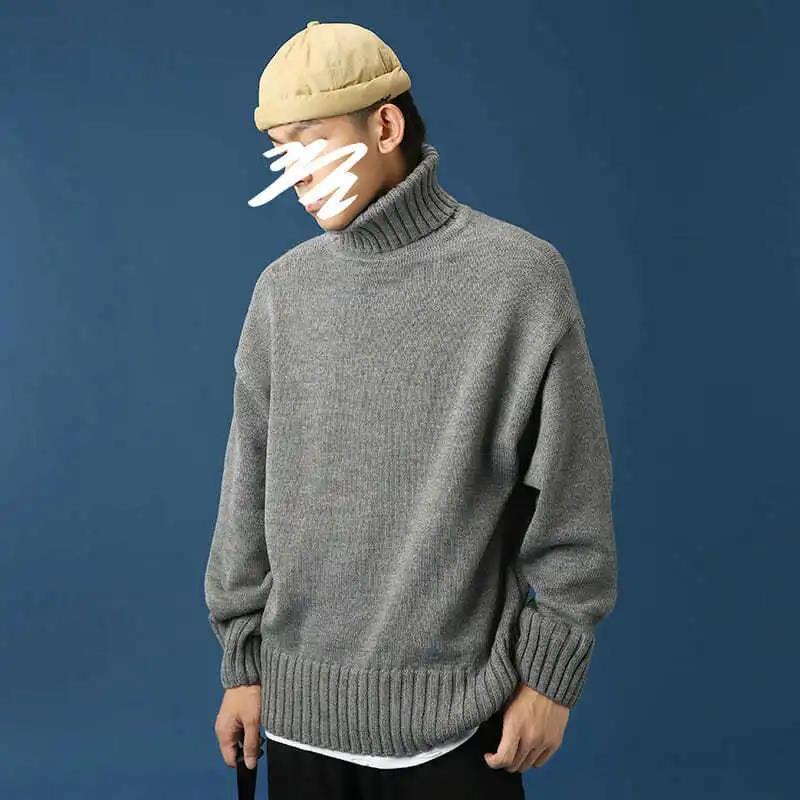 Turtleneck Sweater Keeps Warm In Autumn and Winter Loose Bottoming Knit Sweater for Outer Wear and Inner Wear