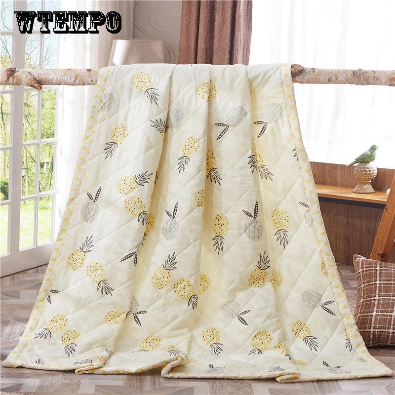 WTEMPO Printed air conditioner cool washable thin quilt stylish and comfortable quilt core summer