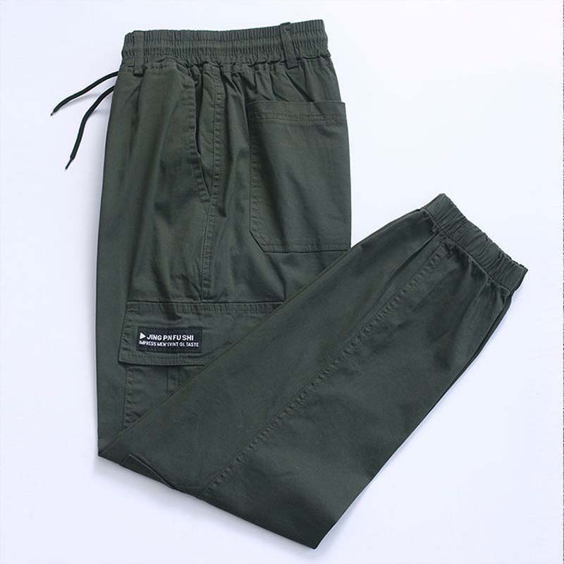 Spring and Summer Stretch Camouflage Pants Men's Loose-fitting Casual Pants