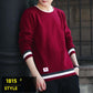 Spring and Autumn Men's Trendy Long-sleeved Woolen Clothes Loose Casual Thin Section Warm Knitted Bottoming Shirt