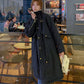 Women's Mid-length Over-the-knee Korean Loose Lamb Wool Padded Jacket Hong Kong Style Winter Cotton Jacket