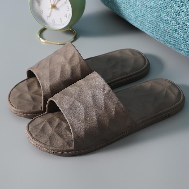 Summer Indoor Non-slip Couple Slippers Home Plastic Bathroom Men's Sandals and Slippers