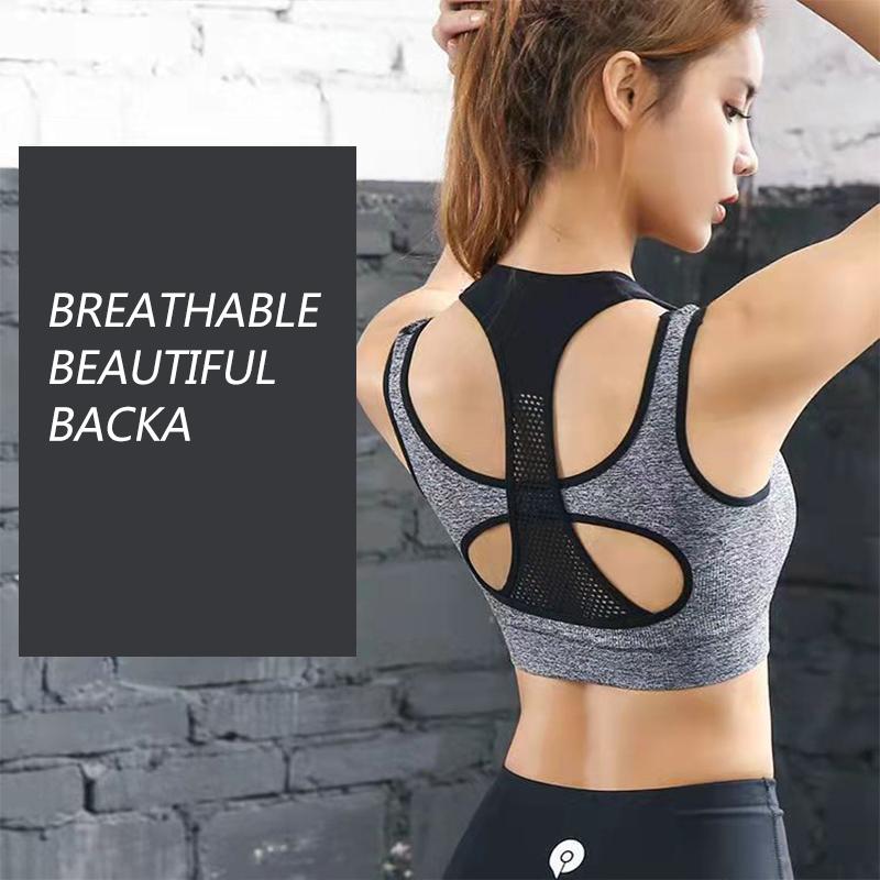 Sports Underwear Women Shockproof Running Anti-sagging Gather Student Push Up Bra Top Gym Fitness Bra Yoga Bra Workout Tank Tops