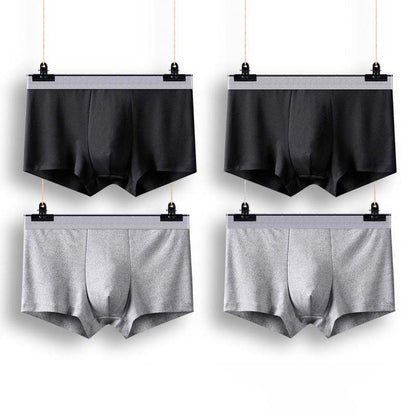Men's Boxer Shorts Cotton Plus Size Breathable Underwear