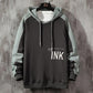 Hooded Sweater Men's Korean Version of The Trend of Long-sleeved Casual Sports Loose Autumn and Winter Jacket