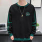 Autumn and Winter Cotton Sweater Men's Korean Loose Sweater Trend Plus Fleece Top Clothes Sweatshirts