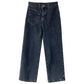 Spring Retro Hong Kong Style Thin High-waisted Jeans Women Wild Straight Loose Wide-leg Long Pants