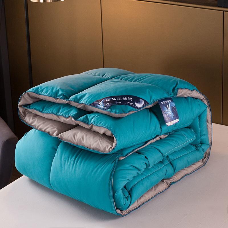 High-grade White Goose Down Duvets Quilt Thickening Winter Comforters Cotton Cover King Queen Twin Size