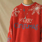 WTEMPO Christmas Couple Sweater Soft Casual Knitted Sweater Winter Warm Pullover Crew Neck Sweater