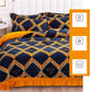 Anti-static Coral Fleece Four-piece Warm Milk Fleece Quilt Cover Sheet French Fleece Non-shedding Non-fading Bedding