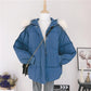 Women's Winter Korean Style Loose Padded Jacket Student Hooded Thick Bread Jacket