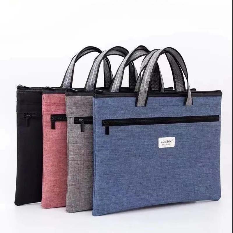 Student Large-capacity Oxford Canvas Bag Office Staff Portable Briefcase