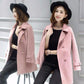 Women Woolen Coat Autumn Winter Cardigan Coat Trenchcoat Wool Coat Women Coat Christmas Clothing