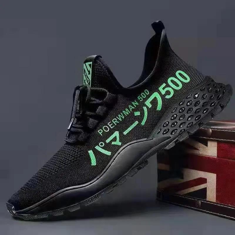 Men's Sneakers Casual Shoes Sneakers Men's Light Running Shoes Lace Up Casual Sports Shoes