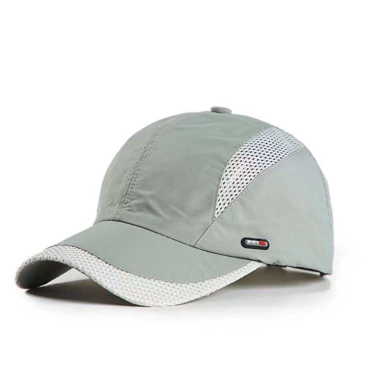 Spring and Autumn Hat Men's Trendy Casual Baseball Cap Men's Outdoor Sun Hat Thin Sun Hat Middle-aged Cap Summer