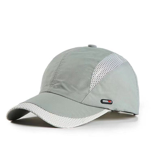Spring and Autumn Hat Men's Trendy Casual Baseball Cap Men's Outdoor Sun Hat Thin Sun Hat Middle-aged Cap Summer