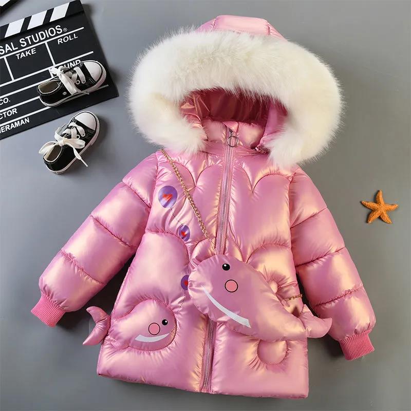 Girls' Winter Clothes Cotton-padded Clothes To Keep Warm, Baby Down Cotton-padded Clothes, Children's Wash-free Cartoon Padded Jacket Trend
