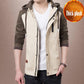 Autumn Mens Jacket Stand Collar Windbreaker Male Hooded Baseball Jackets Casual Plus Size M-4XL