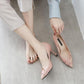 Soft Leather High-heeled Shoes Female Students Stiletto Spring  Autumn Fashion All-match 5cm Single Shoes Women