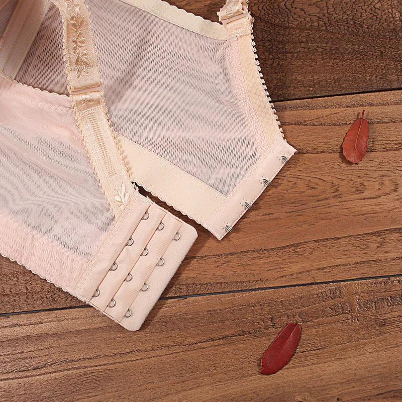 Sexy Lace Thickened Gathered No Steel Ring Anti-sagging Upper Collection Auxiliary Breast Women's Underwear Bra