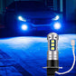 H3 220W Super Bright Headlight Seven Color LED Car Front Fog Light Natural/ Strobe Light Car Light Bulb