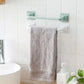 25/36cm Bathroom Towel Rack Bathroom Towel Rod Kitchen Towel Rack Paste Simple Hanging Slippers Rack PP Towel Holder 3 Color