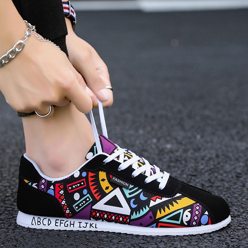 Plus Size39-44 Men Sneakers Chinese Style Running Basketball Shoes Breathable Lightweight Shoeses