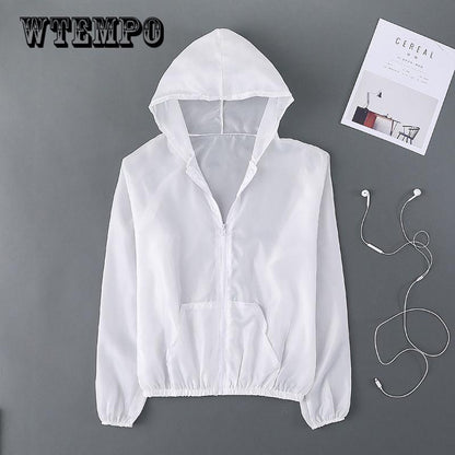 Summer Ultra-thin Breathable Quick-drying Men Women Couples Sunscreen Air Conditioning Shirt