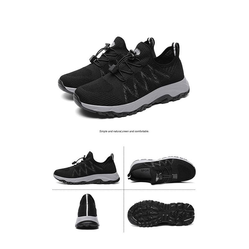 Old Man Shoes Men's Non-slip Soft Bottom Middle-aged and Elderly Walking Shoes Breathable Casual Sports Shoes Father Single Shoes