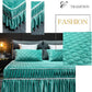 3pcs/set Wintercrystal Velvet Bed Skirt Three-piece Bed Cover Protective Cover Non-slip Quilted Bed Skirt Bed Cover and Pillowcase Three-piece Set