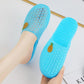 Women's Plastic Slippers for Summer Outer Wear Non-slip Wear-resistant Slippers
